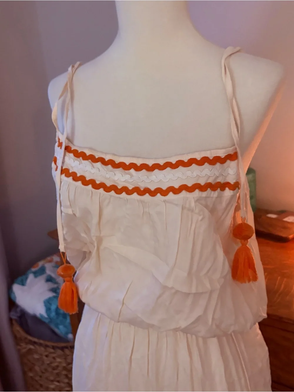blue island cream maxi